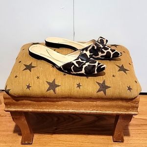 Kate Spade Animal Print Mules